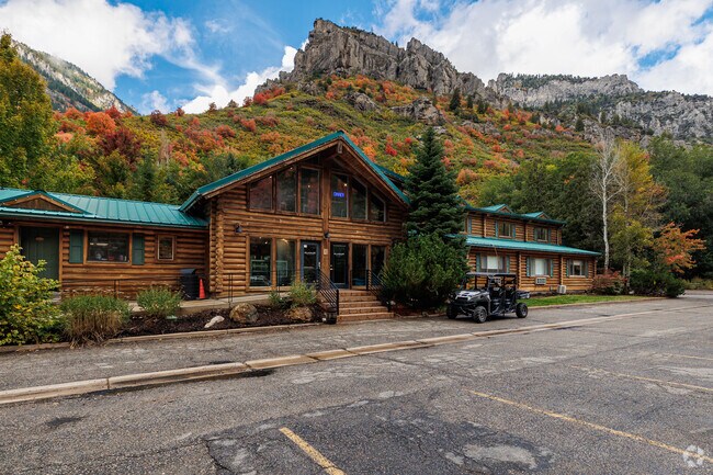 Alaskan Inn and Spa is a site to see on a fall day in the Utah mountains.