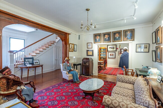 Inside the Lucy Craft Laney Museum, a room is dedicated to Pilgrim Health and Life Insurance.
