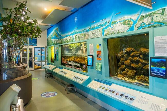 The Fort Pierce Aquarium is a large attraction found in South Beach.