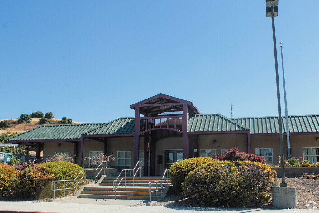 Main entrance to Ledesma Rita Elementary School in Outlying Santa Clara Count, San Jose CA