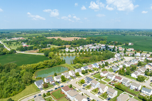 The Westbend neighborhood is situated next to the rural area.