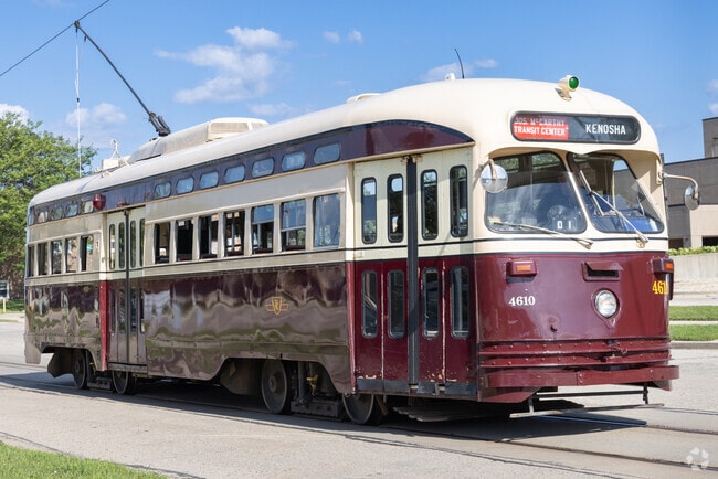 Forest Park locals can take a Streetcar in Downtown Kenosha as one form of public transportation