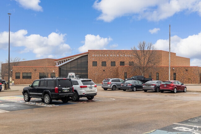Douglas High School is located in Box Elder South Dakota.