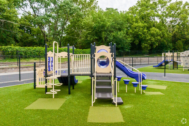 Crestview Elementary School has a nice playground to help release some of their energy.