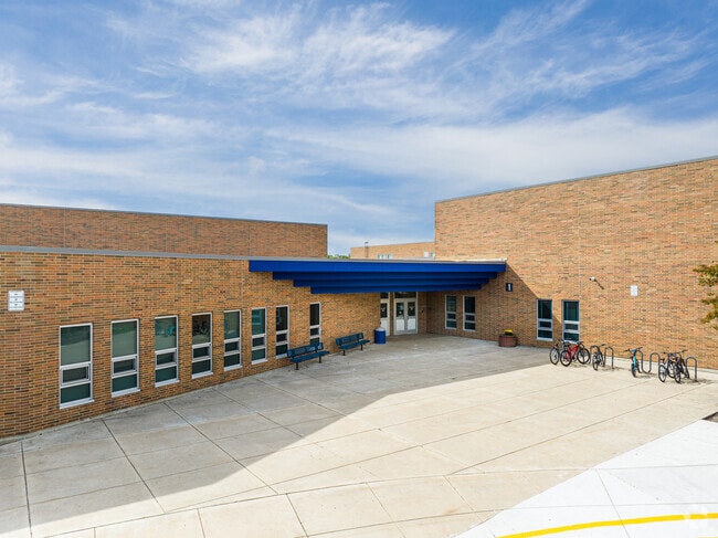 Neighborhood kids can ride their bikes to school at Shawnee Middle School.
