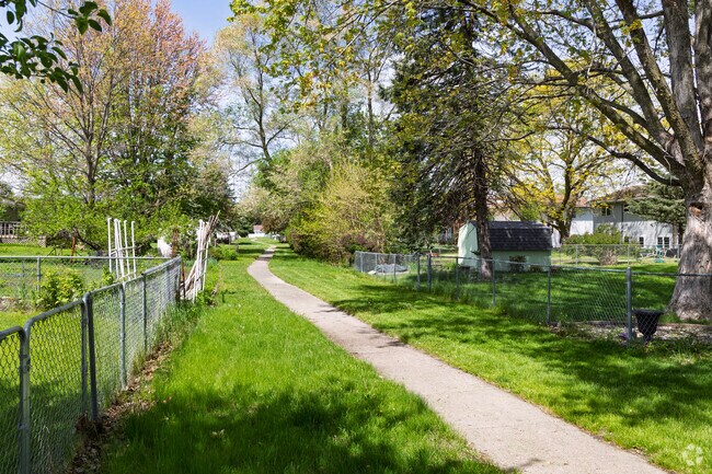 Walking trails weave through Mitchell's backyards.