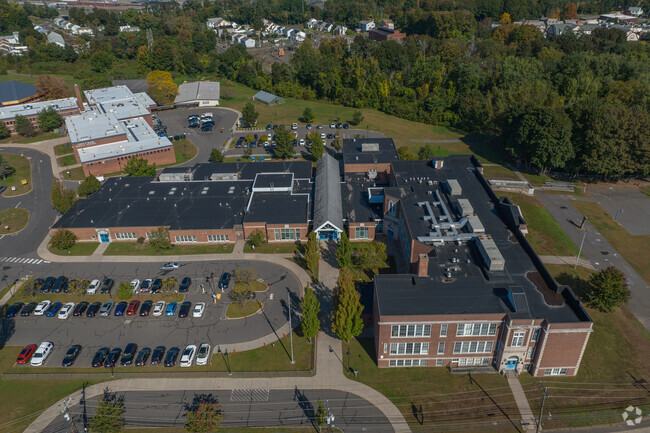 Lincoln Elementary School students living in New Britain have a short commute to school.