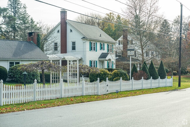 Classic colonial style homes can be found in Clarks Green.