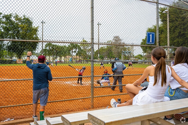 Residents can watch a little league game at one of the many parks in Mission Bay.