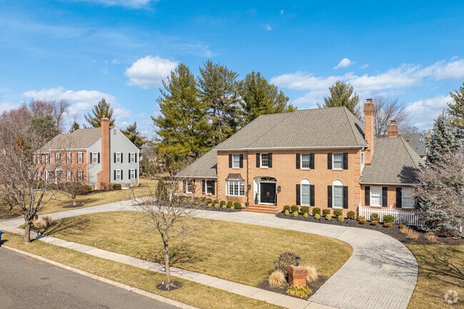 Gorgeous Traditional and Colonial Revival homes adorn the streets of Northwest Estates in Moorestown, NJ