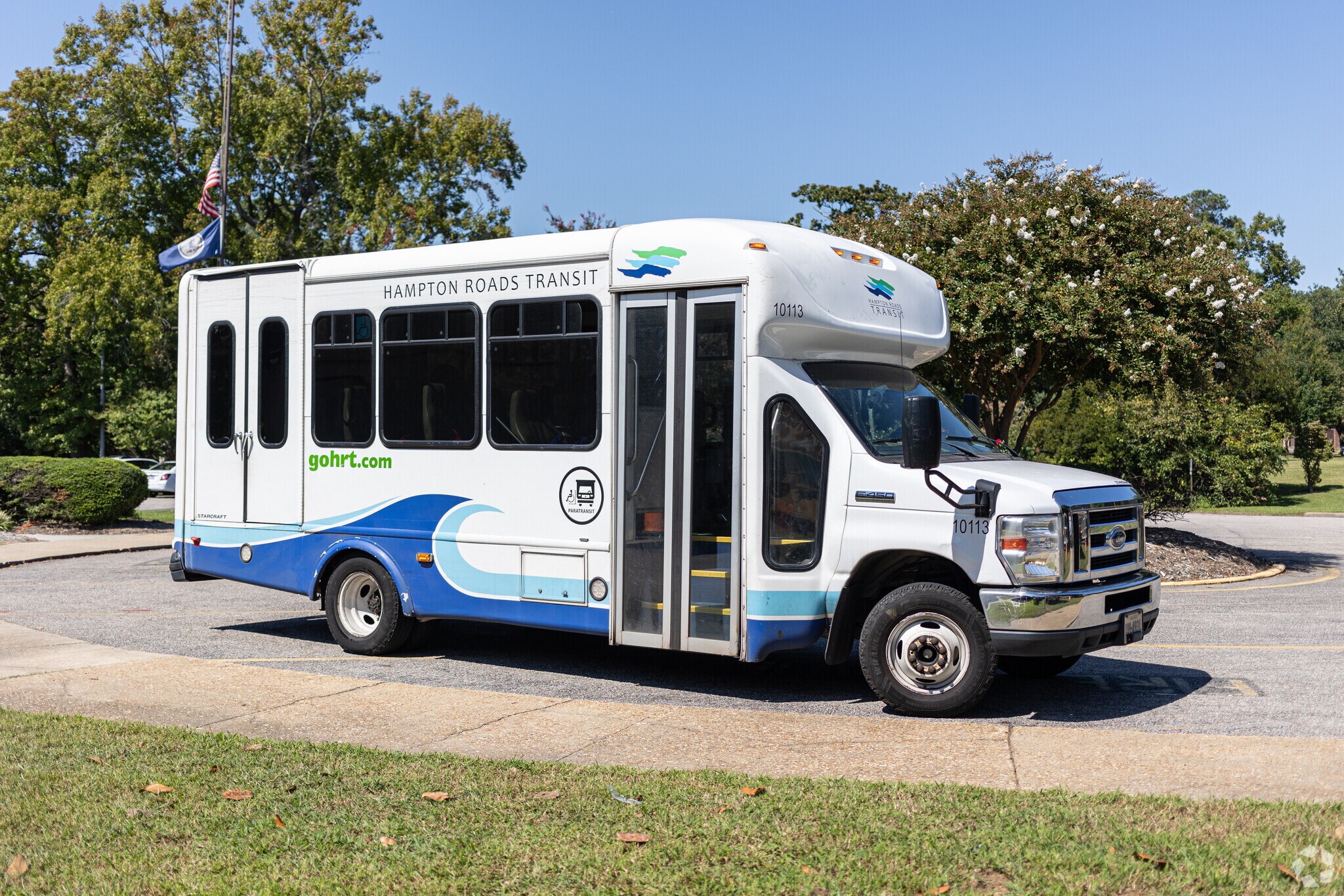 Hampton Roads Transit will get you around Cromwell Farm when you need a ride.