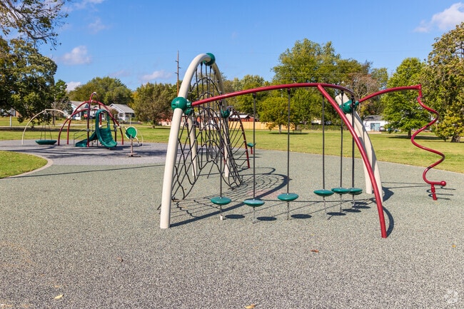 John Starks Park near Oak Cliff features play equipment for all ages.