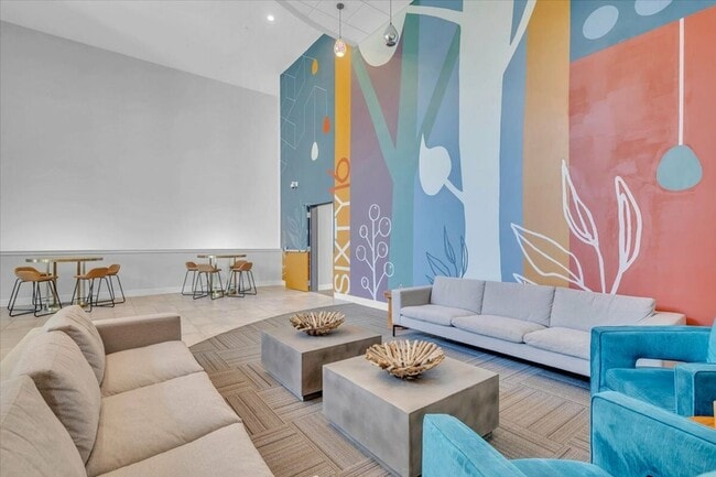 Inviting Resident Lounge - Sixty16 Apartments Shawnee, KS