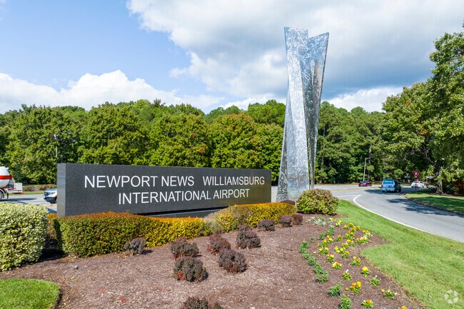 Newport News International Airport is only a few blocks away for Windsor residents.