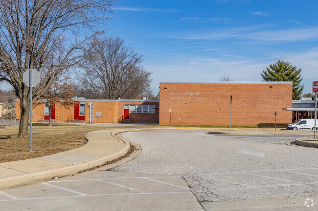 Scotts Branch Elementary School is a public school serving grades K-5 in Lochearn.