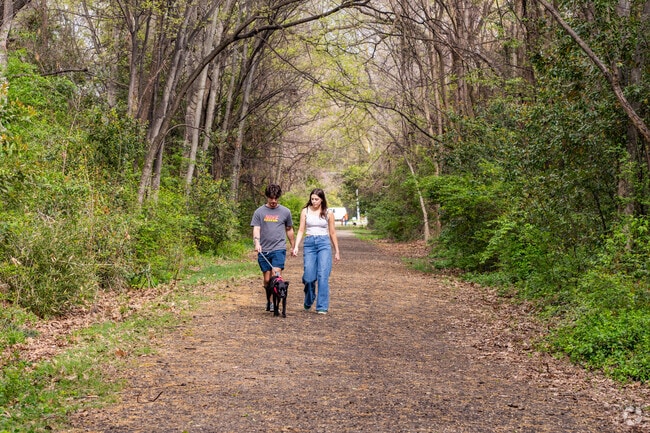 The Vollintine Evergreen Greenway in Hyde Park is a shady place to walk or bike.