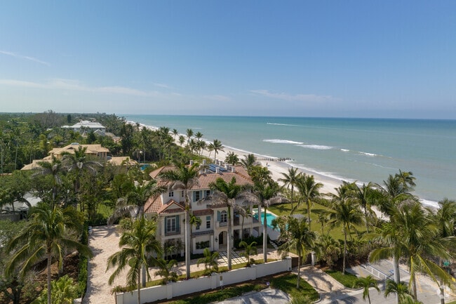 Oceanfront mansions in Old Naples can reach $60 million.