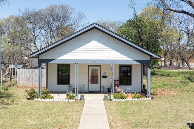 Admire the neatly kept yards in Titusville.