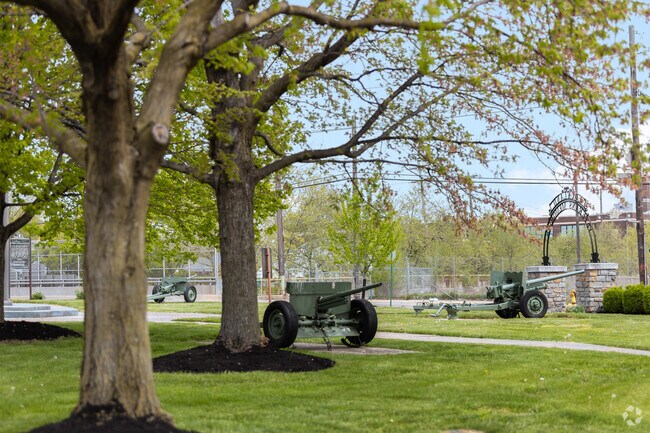 Lockland Veterans Memorial Park located on East Wyoming Avenue.