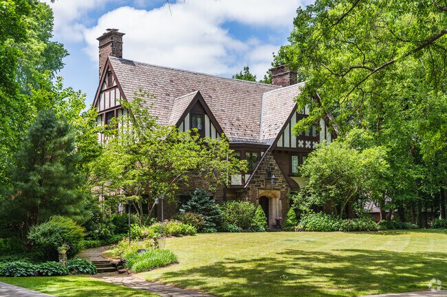 Shaker Heights is known for its many Tudor style homes.