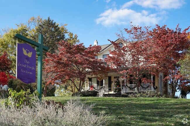 Enjoy a traditional high tea at Front Porch Tea Room and Gathering Place in Hallam.