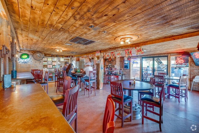 Unwind and enjoy the rustic charm of Orehouse Hilltop Tavern in Oracle, Arizona.