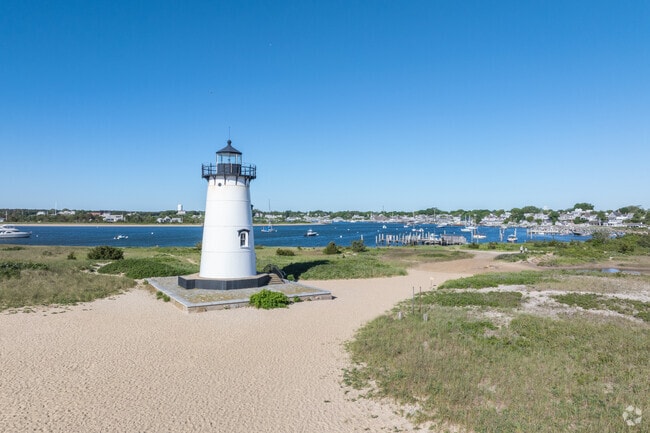 Edgartown Harbor Lighthouse has been safely guiding ships into the harbor since 1939.