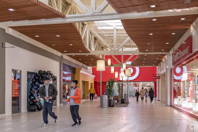 At the Factoria Mall near Woodridge, folks can shop at a variety of retail shops such as Target.