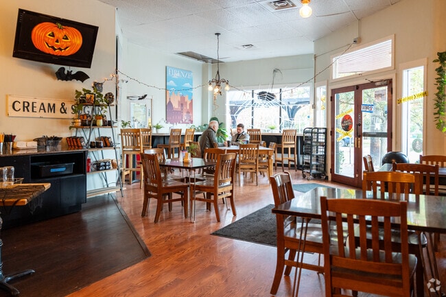 Brownes Addition offers a couple different coffee shops within walking distance.