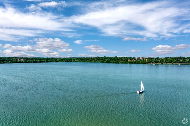 Blocks away from Tangletown, Lake Harriet serves as a nature retreat in an urban landscape.