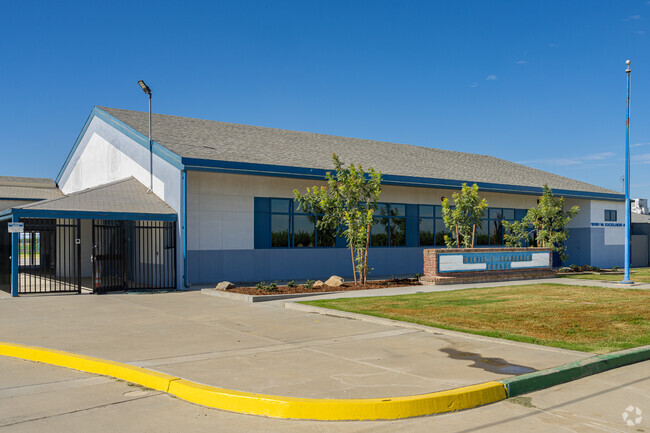 A large multi-purpose building at Westside Elementary School hosts several school events.
