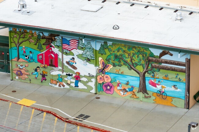 Minority enrollment at Pinewood Elementary is 27 percent.
