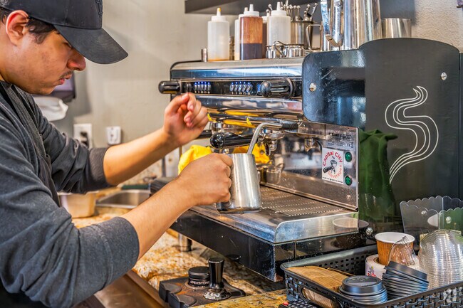 He Brews serves the best hot coffee in Old West Sacramento.