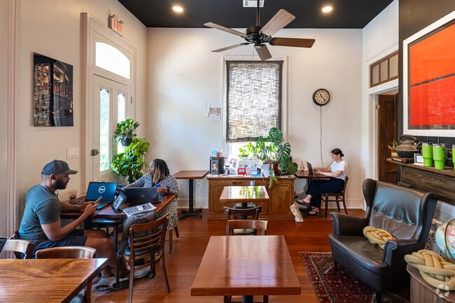 Enjoy traditionally roasted and brewed coffee from CR Coffee Shop in the Irish Channel.