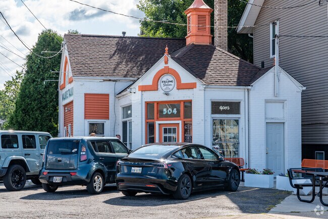 Walkie Talkie Coffee Shop in Logan Wood is in a historic old filling station.