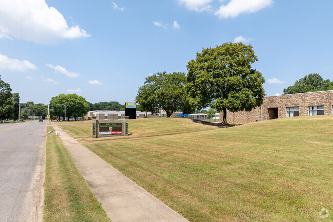 Sidewalks make getting to Sheffield Career & Tech Center in Memphis a breeze.