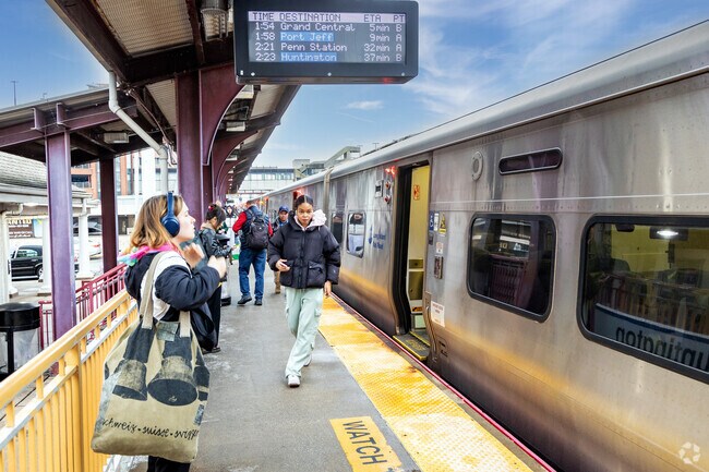 Hop on the LIRR at Huntington Station and be in the the city in an hour.