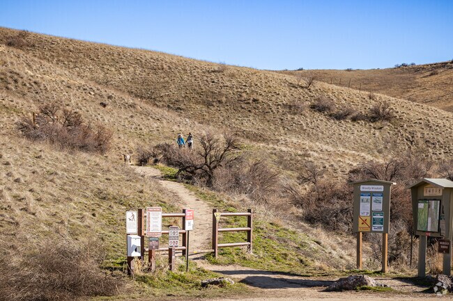 Miller Gulch Trail in Central Foothills is a popular destination for hikers and bikers.