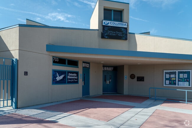 Columbia Elementary is the home of the Pioneers.