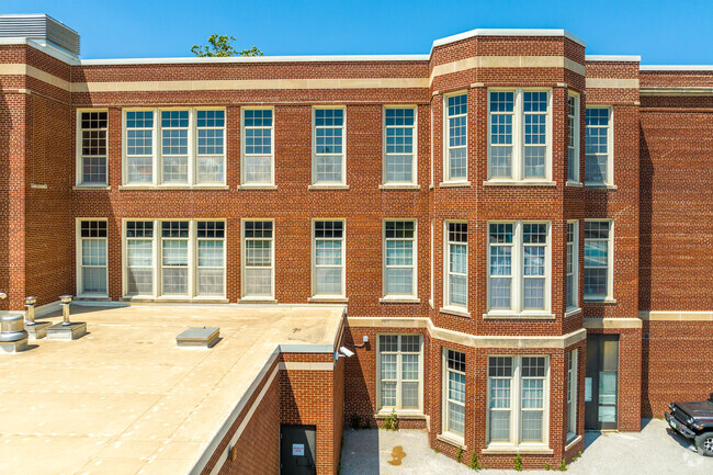 Classic architecture gives Willard Elementary a warm and inviting façade.