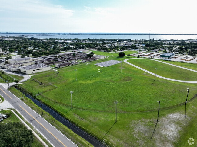 Stone Magnet Middle School students have plenty of room to run around during gym glass.