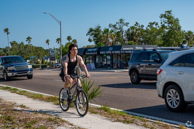 Bayou Oaks locals use bicycles to transit the city.