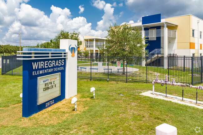 Wiregrass Elementary is home of the Growing Bulls in Wesley Chapel.