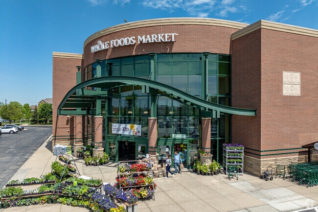 Residents can buy their weekly groceries at the local Whole Foods Market in West Sanctuary Lane.