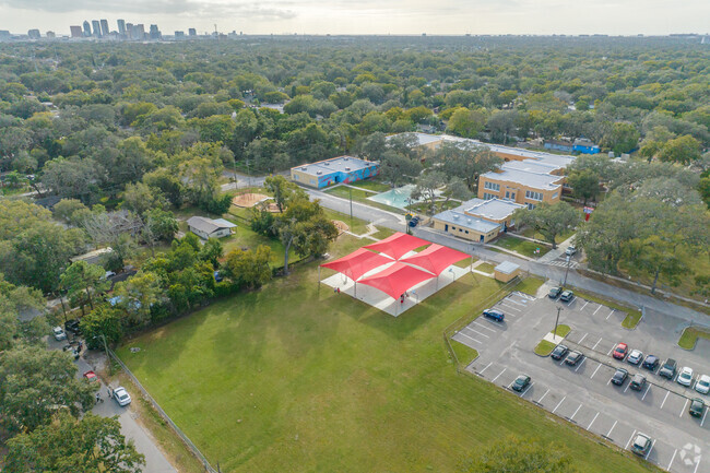Edison Elementary School is just north of Downtown Tampa.