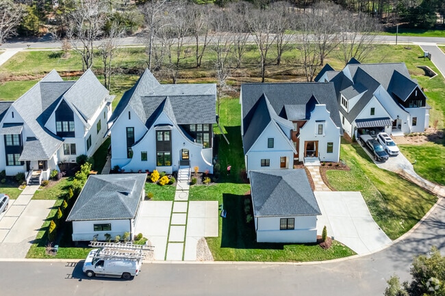 Custom homes can be found throughout the streets of Lansdowne.
