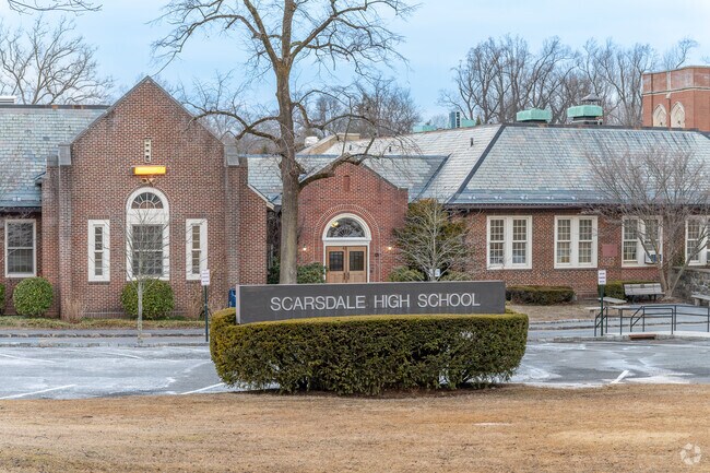 Scarsdale High School is a highly rated high school that has a prestigious educational department.