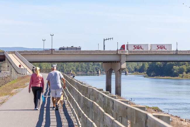 Get outside along the Susquehanna River Walk just outside of Millionaire's Row.