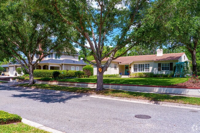 Orwin Manor displays a scenic mix of single and two-story homes.