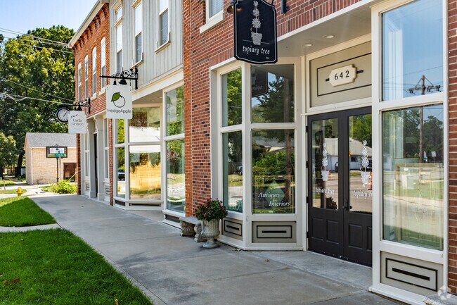 North Lawrence has several local retails tucked into the neighborhood streets.